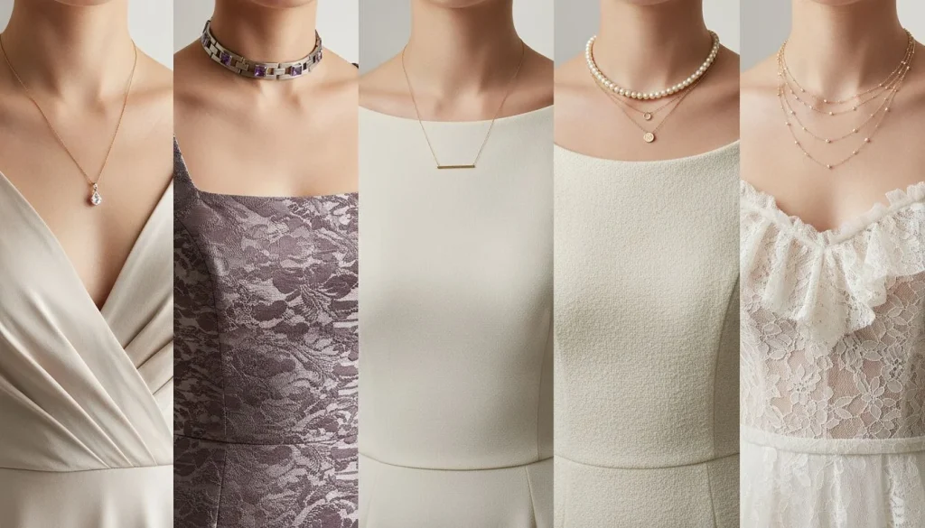 quel collier mettre avec un décolleté