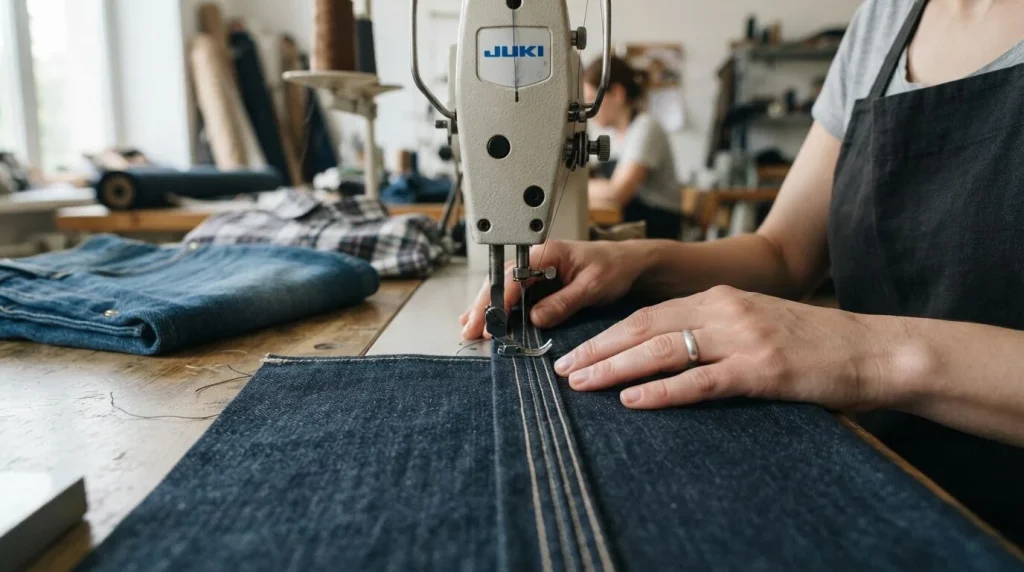 Couture rabattue : dans quels cas l’utiliser ?