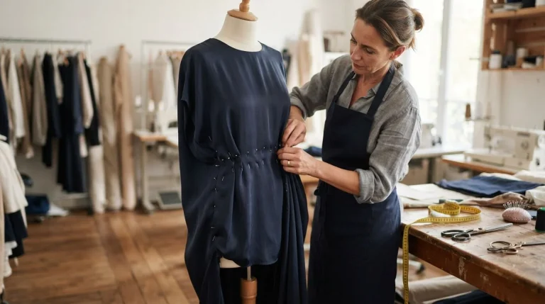 Comment retoucher une robe trop grande ?
